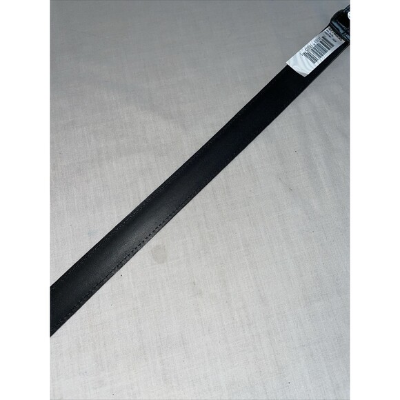 Danbury Club Dress Belt Women’s Size 32” Black Leather Gator Motif Buckle NWT - Picture 9 of 12
